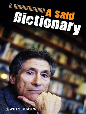 cover image of A Said Dictionary